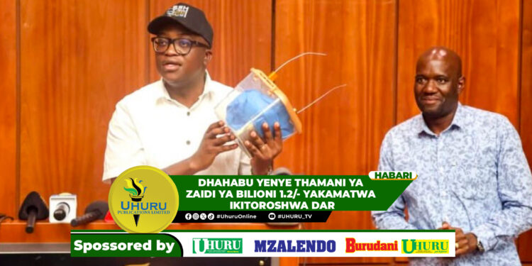 DHAHABU YENYE THAMANI YA ZAIDI YA BILIONI 1.2/- YAKAMATWA IKITOROSHWA DAR