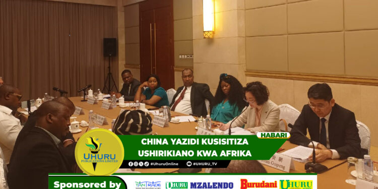 CHINA YAZIDI KUSISITIZA USHIRIKIANO KWA AFRIKA