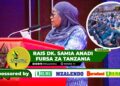 RAIS DK. SAMIA ANADI FURSA ZA TANZANIA