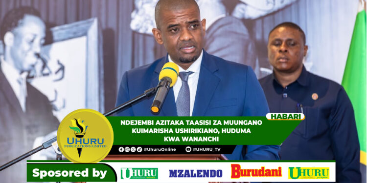 NDEJEMBI AZITAKA TAASISI ZA MUUNGANO KUIMARISHA USHIRIKIANO, HUDUMA KWA WANANCHI