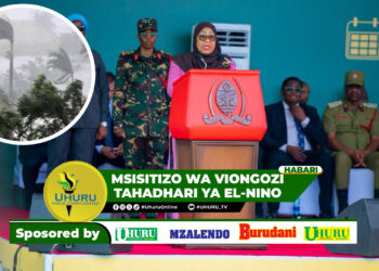 MSISITIZO WA VIONGOZI TAHADHARI YA EL-NINO