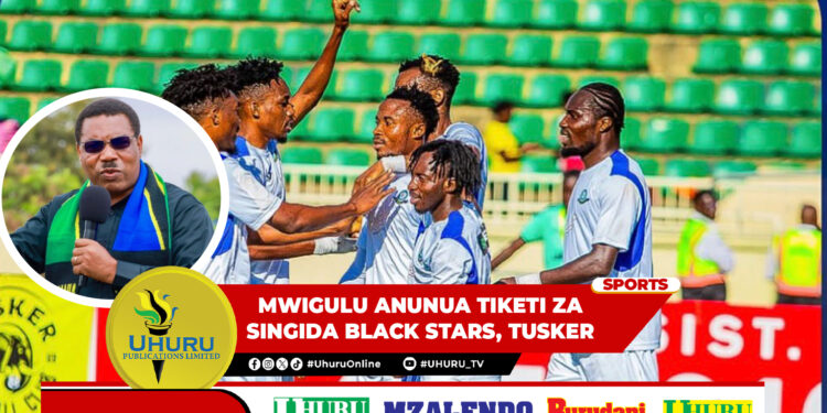MWIGULU ANUNUA TIKETI ZA SINGIDA BLACK STARS, TUSKER
