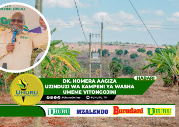 DK. HOMERA AAGIZA UZINDUZI WA KAMPENI YA WASHA UMEME VITONGOJINI