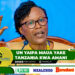 UN YAIPA MAUA YAKE TANZANIA KWA AMANI